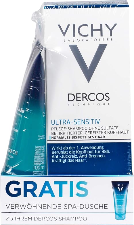 Dercos Vichy Shampoo Sensitive Ultra Lenitivo - 200 ml