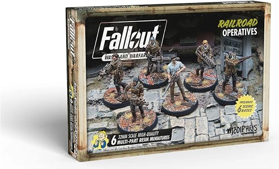 Modiphius Fallout - Wasteland Warfare - Railroad Operatives, Multi