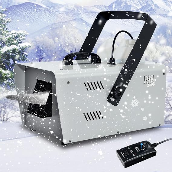 Snow Machine 1500W Snow Making Machine Snowflake Maker Christmas