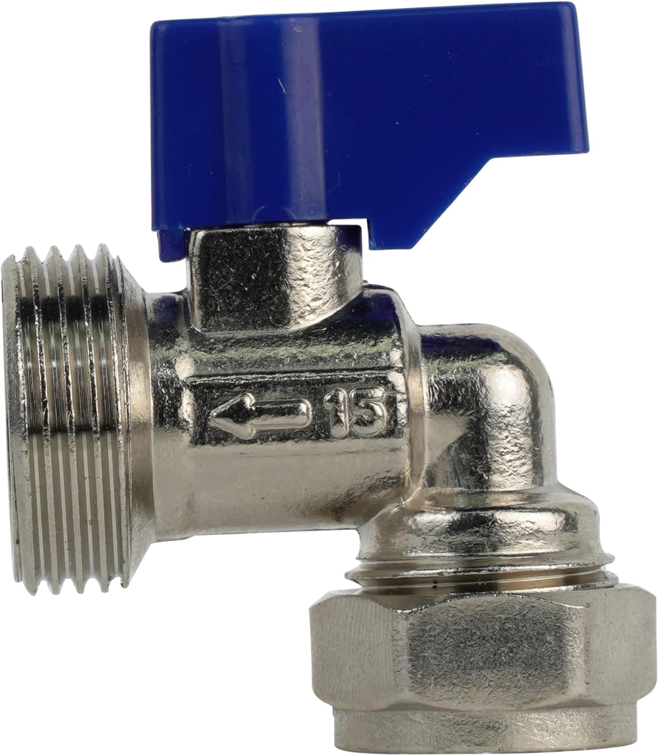 Angled Washing Machine Valve - Elbow 90 x 15mm x 34"