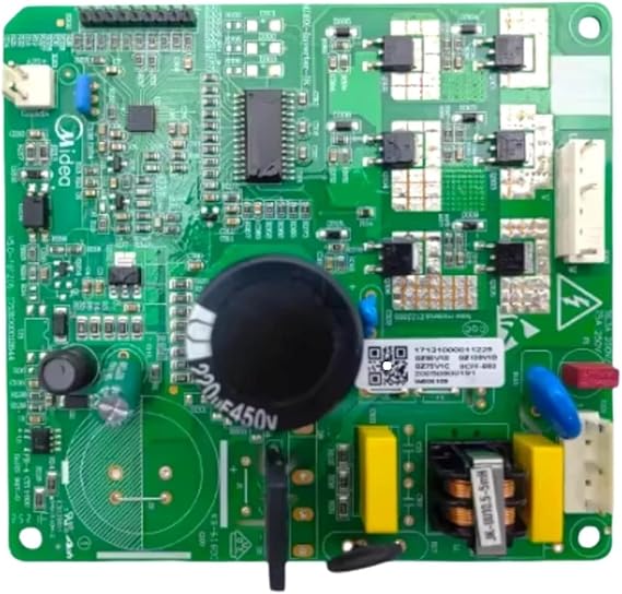 Compatible for Midea, Refrigerator Inverter Driver Board 17131000011225, Replacement Control Board