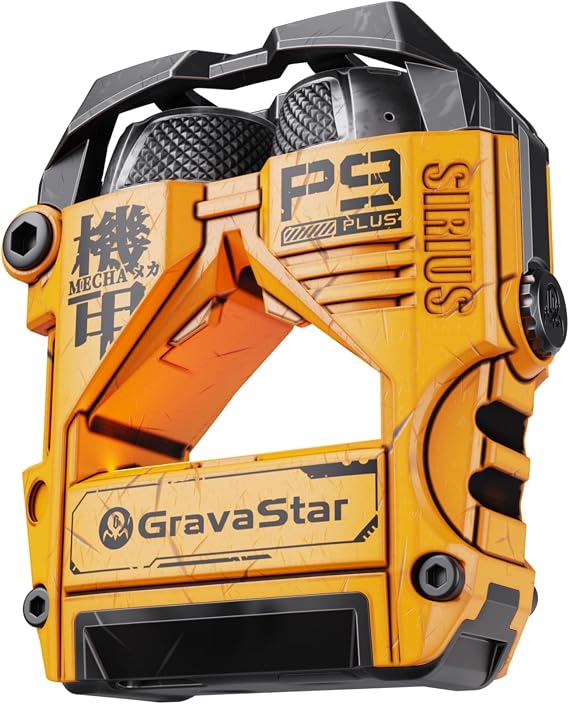 GravaStar Sirius Plus ANC, TWS, Bluetooth Kulakiçi Kulaklık, Kablosuz (Sarı)