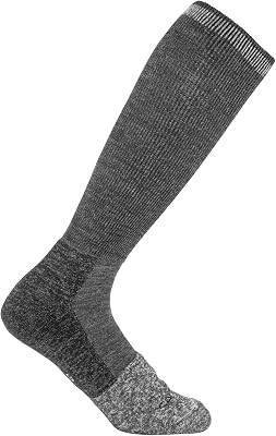 Carhartt Mens SB9360M Twin Knit Midweight Steel Toe Boot Sock