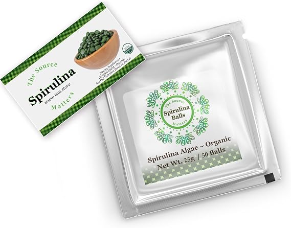 Organic Spirulina Tablets Sample Pack | 50 Tablets | 15-Day Supply
