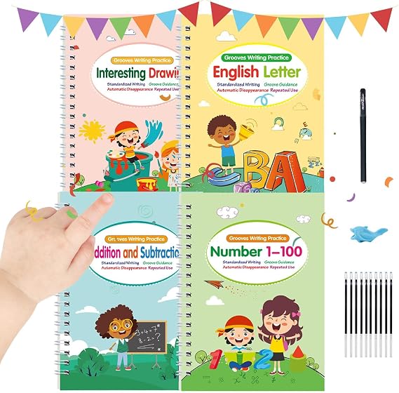 Guided Handwriting Practice for Kids 1 Set Reusable Guided Handwriting