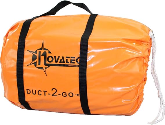 Novatek D1225 Duct-2-Go 12" x 25' Heavy Duct Vinyl with Integrated Carrying case