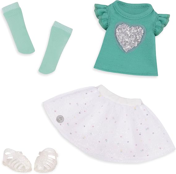 Glitter Girls 14-Inch Doll Clothes, Sparkling with Style Outfit, Outfits