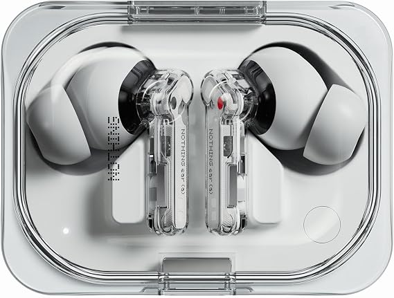 Nothing Ear (a) wireless Bluetooth ChatGPT integration, ANC, bass enhancement algorithm and playback time up to 42.5 hours, white