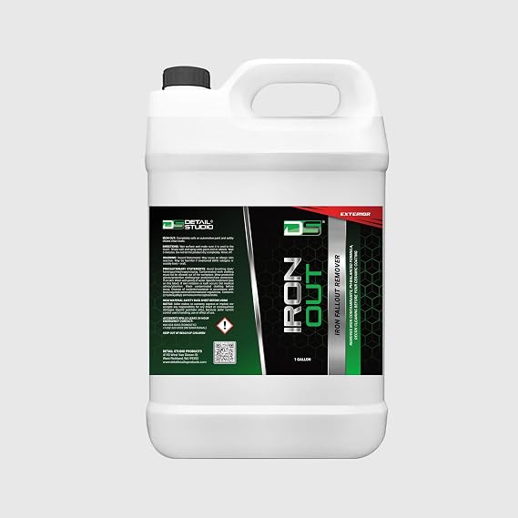 Iron Out Iron Remover Car Detailing Spray Effective Decon Spray for Removing Iron Ferrex Deposits and Brake Dust Essential Wash for Ceramic Coating Advanced Formula (128, Ounces)