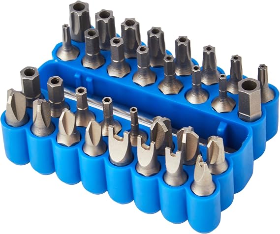 Draper 82406 Security Bit Set - Silver (33-Piece)