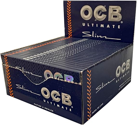OCB 15428 Ultimate Rolling Papers, Long, 50 Booklets of 32 Sheets