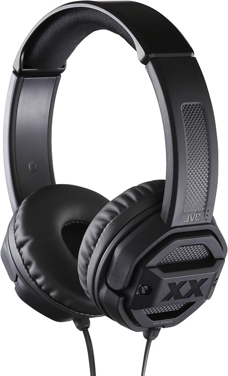 JVC HAS50X XX On-Ear Headphones with Powerful Bass, Dual Exteme Bass Ports, 40mm Driver Unit