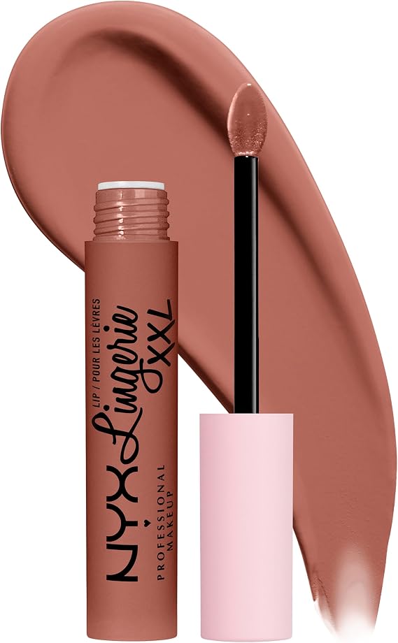 NYX Professional Makeup Liquid Lipstick Lip Lingerie XXL Matte Candela Babe