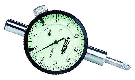 INSIZE 2304-01 Compact Dial Indicator, .1", Graduation .001"