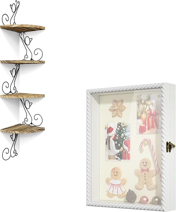 Alsonerbay Bundle - Corner Shelves and Shadow Box