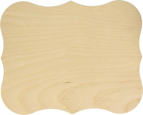 Walnut Hollow 41165 Baltic Birch Simple Shape Chippendale, Beige