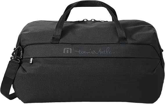 TravisMathew Lateral Duffel Weekender Bag, Black