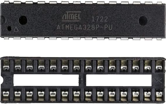 ATMEGA328P-PU with UNO R3 bootloader or Included IC Socket (1pcs and IC Socket)