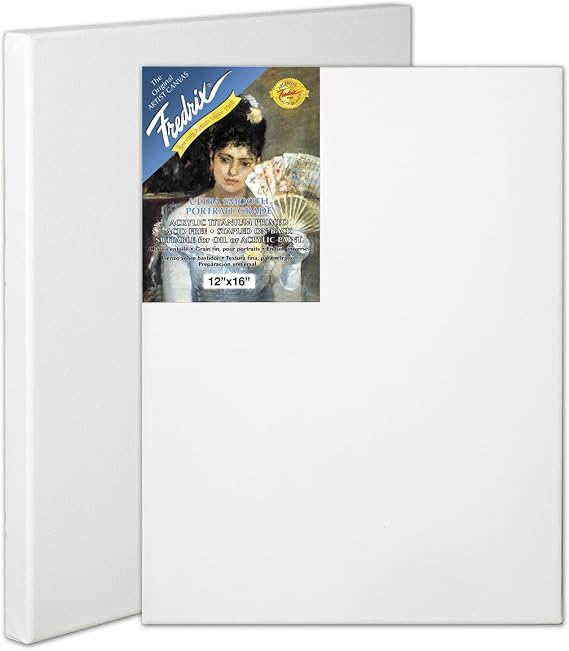 Fredrix 20 by 24-Inch Ultrasmooth Stretched Canvas (5609)