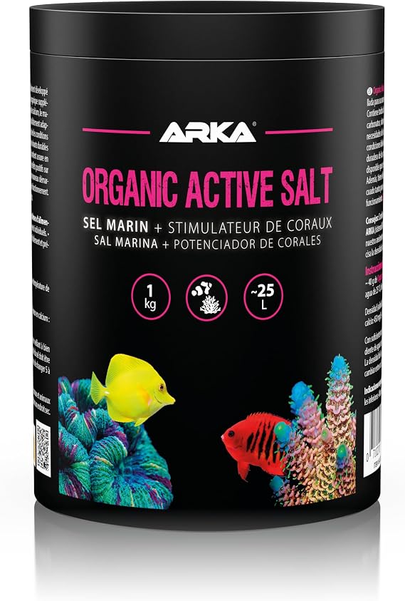 Aquarium Reef Salt 1 kg - Organic Active Salt with Bacteria