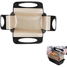 Reusable Silicone Bread Loaf Pan Liner, 2 Pack Non-Stick Silicone Bread Sling with Handles, Fits 9x5” or 1.5lb Loaf Pans, Food-Grade & Heat Resistant Bread Pan Liners