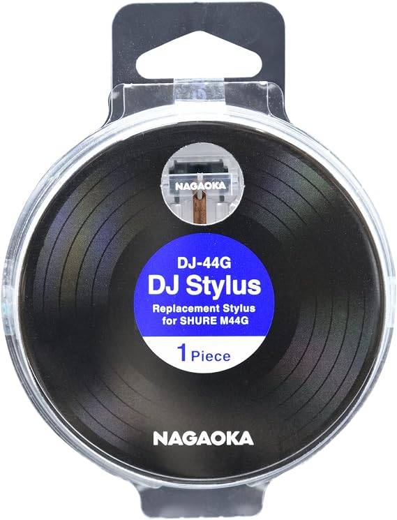 NAGAOKA DJ-44G Replacement Stylus for Record Cartridge SHURE M44GM44-7
