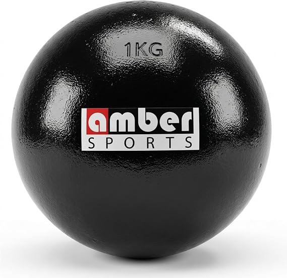 Amber Athletic Gear Cast Iron Shot Put, 3lbs to 16lbs, Color May Vary