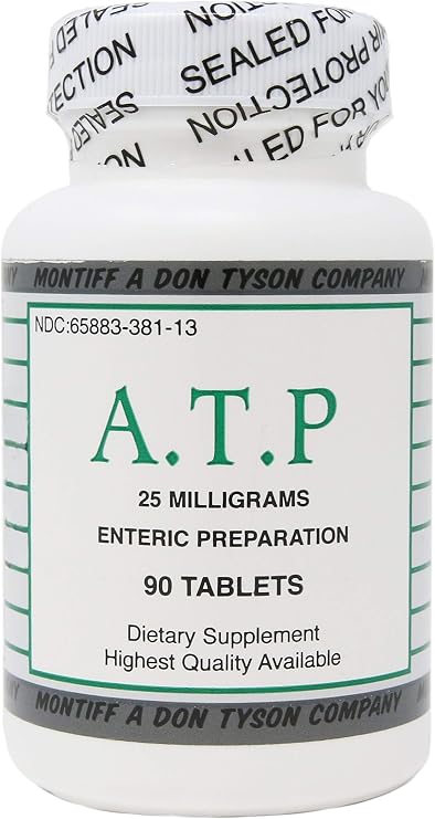 Montiff- ATP 25 mg 90 tabs | Pure ATP, 1-3 Tablets Up to Three Times Daily