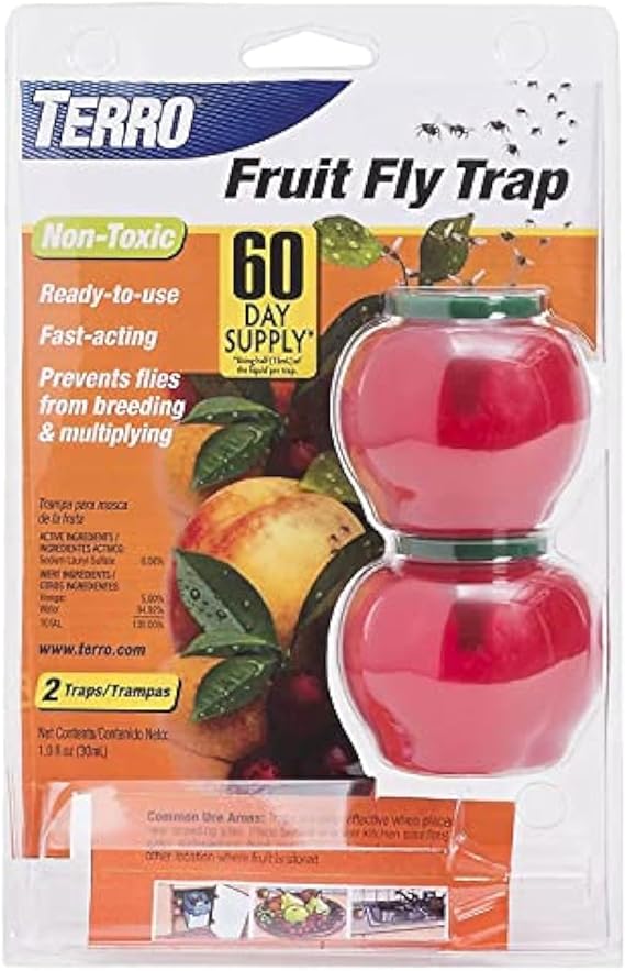 2-Pack - TERRO 2-Pack Fruit Fly Trap