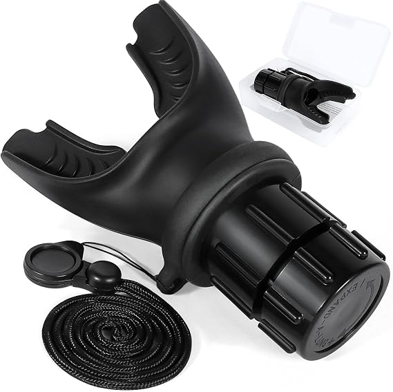 Breathing Trainer, Portable Lung Trainer with Adjustable Resistance, Breathe Trainer for Athletes, Runners, Swimmers, Cyclists & Daily Breathing Training