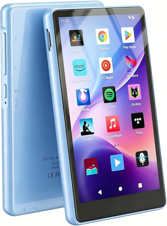 160GB Android 13 MP3 Player with Spotify with Bluetooth and WiFi MP4 Player