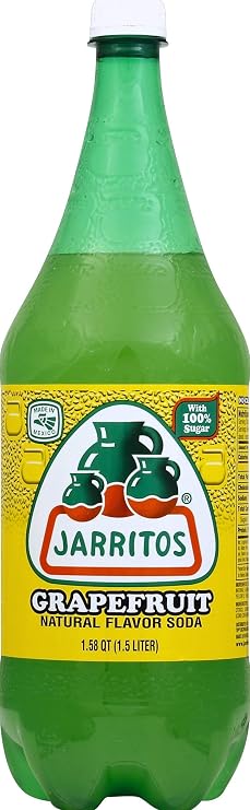 Jarritos Soda, Grapefruit, 1.5 Liter