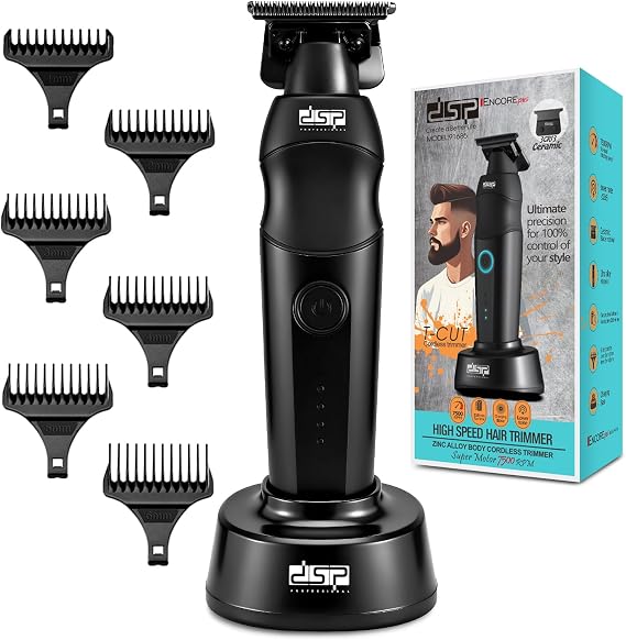 DSP Zero-Gap Trimmer for Men, Cordless Rechargeable Edger