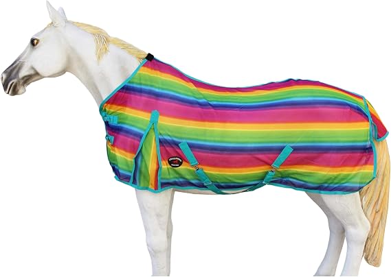 Challenger Horse Equine Summer Scrim Sheet Fly Sheet Spring Airflow Mesh Serape 7351
