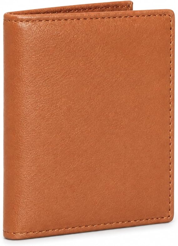 LeatherBoss Small Plain Credit Card Holder Wallet