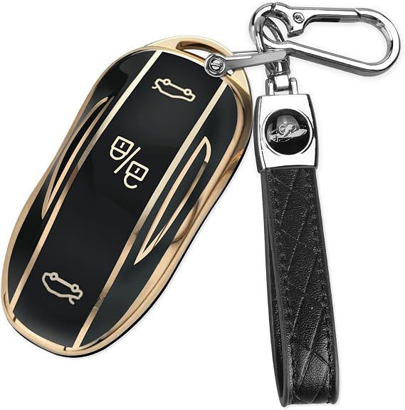 QBUC for Tesla Key Fob Cover Compatible with Tesla Model S ,Model 3 / Y,Model X