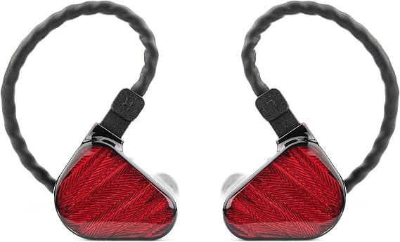 TRUTHEAR x Crinacle Zero: RED Dual Dynamic Drivers in-Ear Headphone Gaming Earbuds HiFi Wired Earbuds