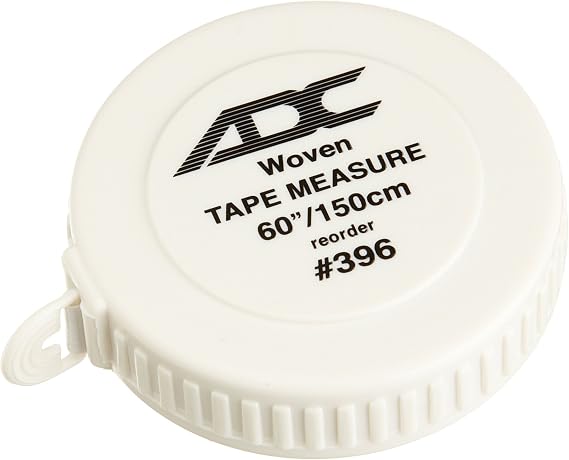 ADC 396 Woven Tape Measure, 60"/150 cm