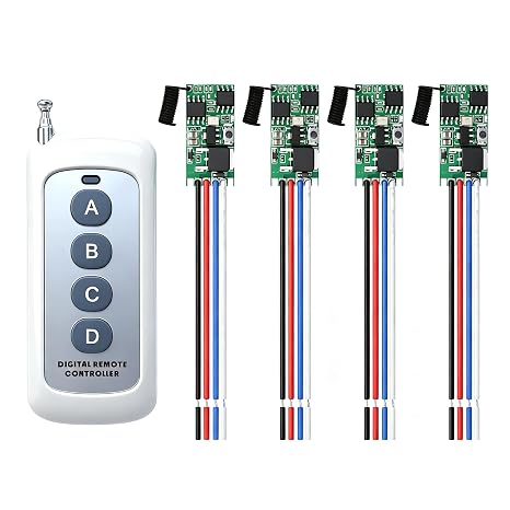 DC 12V Mini Remote Control Switch RF Remote Control Switch