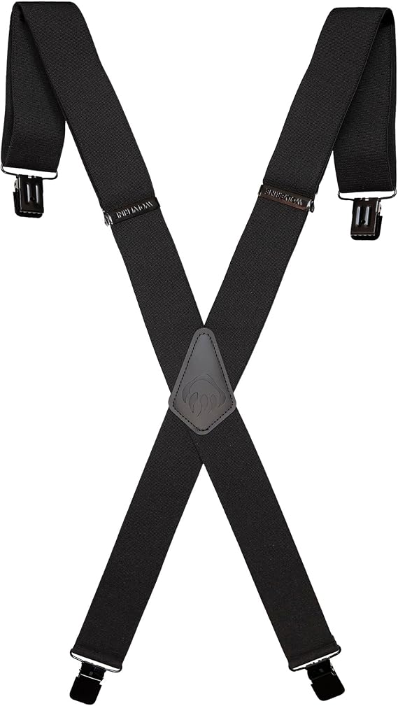 WOLVERINE Suspenders Heavy Duty Utility Workwear Outdoor Stretch Adjustable Durable Rugged