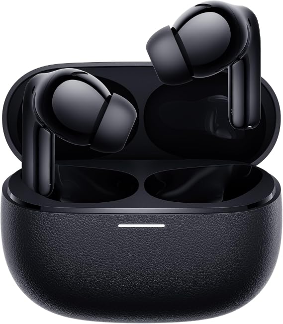 Xiaomi Redmi Buds 5 Pro, True-to-Life Audio, Certified Hi-Res Audio with coaxial Dual Drivers, LDAC, Up to 52dB Active Noise Cancellation, Up to 38 Hours Long Battery, Black