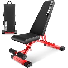 FitinOne Adjustable Weight Bench for Full Body Workout