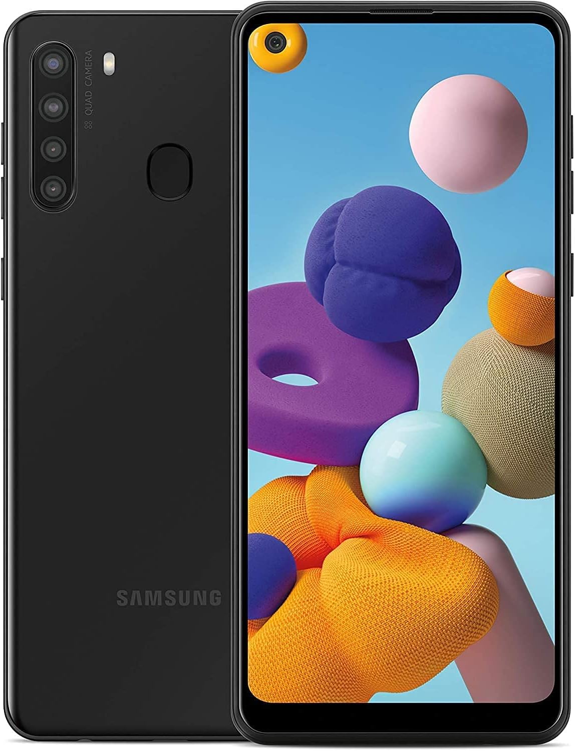 SAMSUNG Galaxy A21 A215U 6.5-inch T-MobileSprint Locked 32GB Android Smartphone Renewed