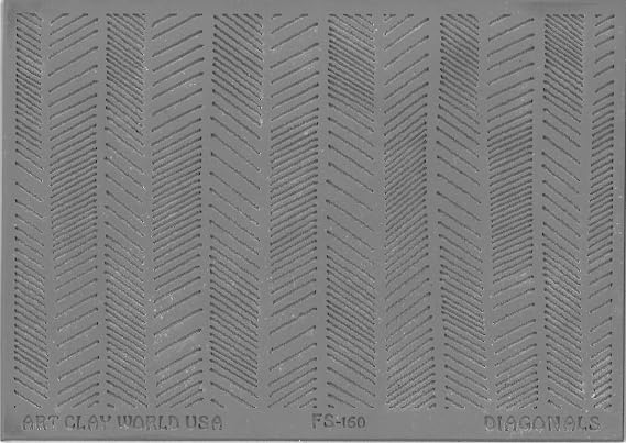 FlexiStamps Texture Sheets Diagonal Design - 1 pc.