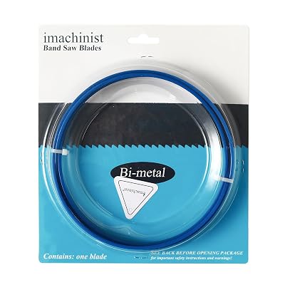 Imachinist S641212610 64-12 Long, 12 Wide, 610 TPI Variable Teeth Bi-Metal Band Saw Blades for Cutting Aluminum