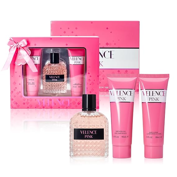 A CENTER Luxury Perfume Gift Set for Women - Eau de Parfum Spray (100ml) with Shower Gel & Body Lotion (90ml Each) - Premium Fragrance Collection