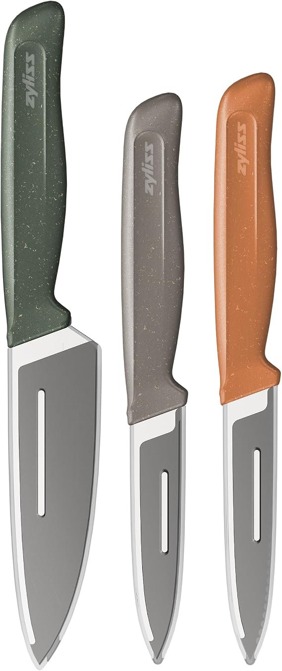 Zyliss 3-Piece Knife Set - Versatile Kitchen Knife Set - For Professional & Home Use - Cooking Essentials