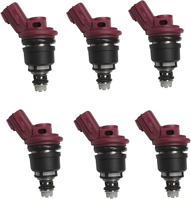 Set of 6 New 16600-RR544 Fuel Injector For Nissan Silvia S13 S14 S15 SR20DET SR20DE 740cc