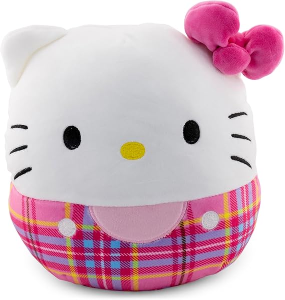 Squishmallows 8" Hello Kitty Kırmızı Ekose
