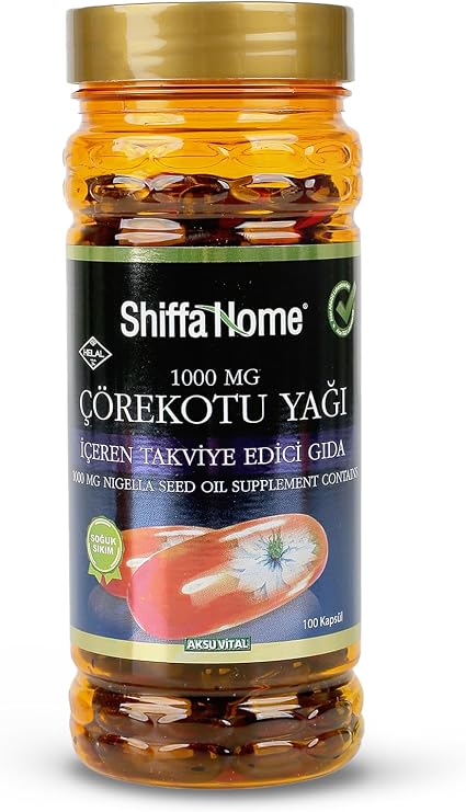 ShiffaHome Shiffa Home Çörekotu Yağı Softjel- 1000 mg 1 Paket (1 x 1 Adet)